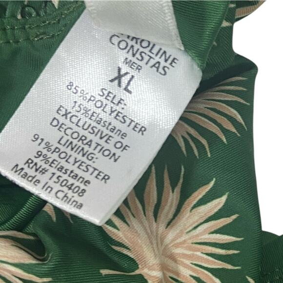 CAROLINE CONSTAS NWT Dorit green printed bikini bottoms XL - Picture 5 of 5